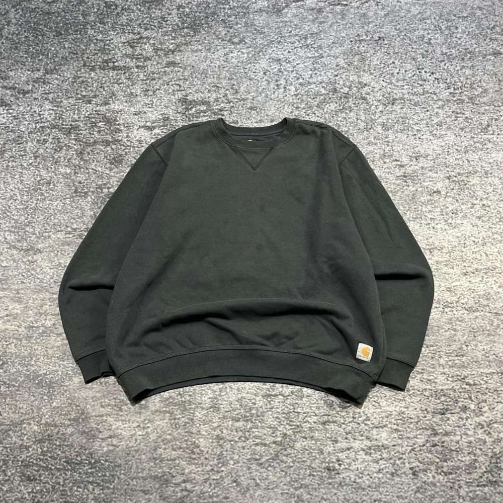 Carhartt Crewneck Sweatshirt Mens XL Black Utility Workwear Essential Pullover